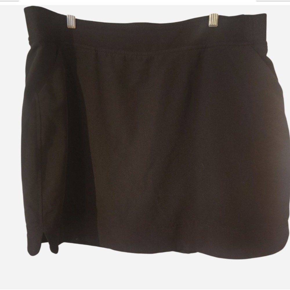 32 Degrees Cool Black Active Skort XL Womens Golf Tenniswith Pockets